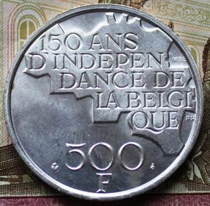 Бельгия 500 франков 1980г UNC 360 1.JPG