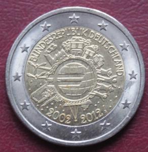 10 лет Евросоюзу - 2 Евро, Германия 240 1.JPG